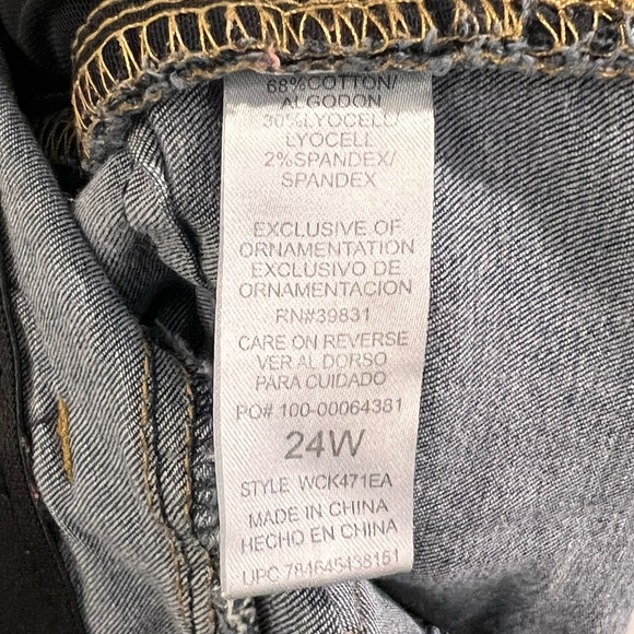 DEMOCRACY AbSolution Jean Shorts Size 24W - Picture 6 of 8